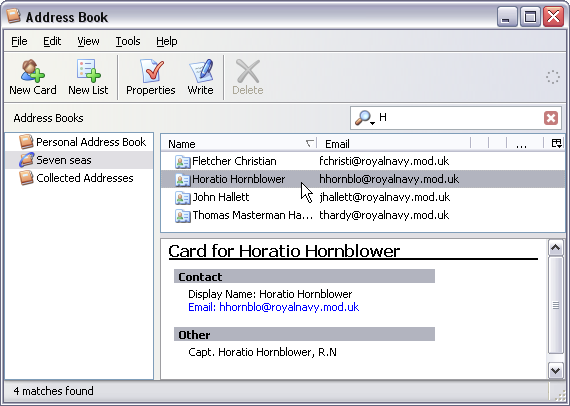 Thunderbird new ldap